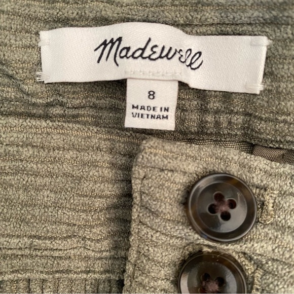 Madewell Corduroy High-Rise Tapered Pants 8 - Picture 7 of 10